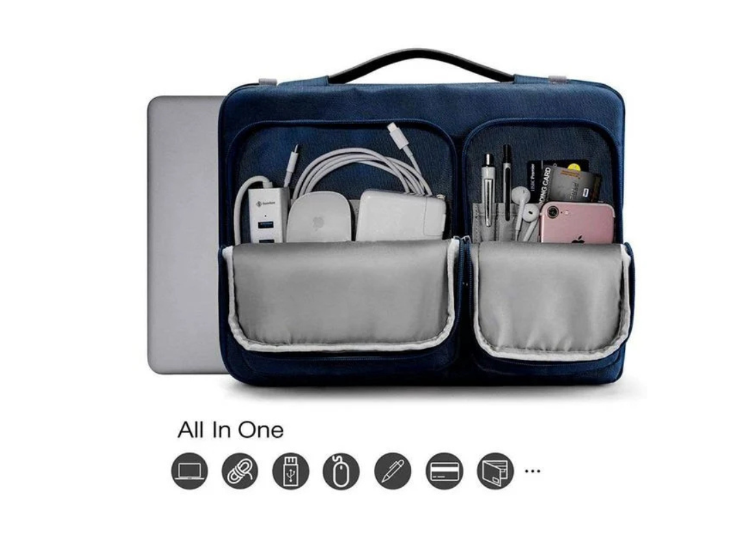 Buy Tomtoc A42 13” Laptop Shoulder Bag – Dark Blue | in Qatar Buy Tomtoc A42 13” Laptop Shoulder Bag – Dark Blue | in Qatar